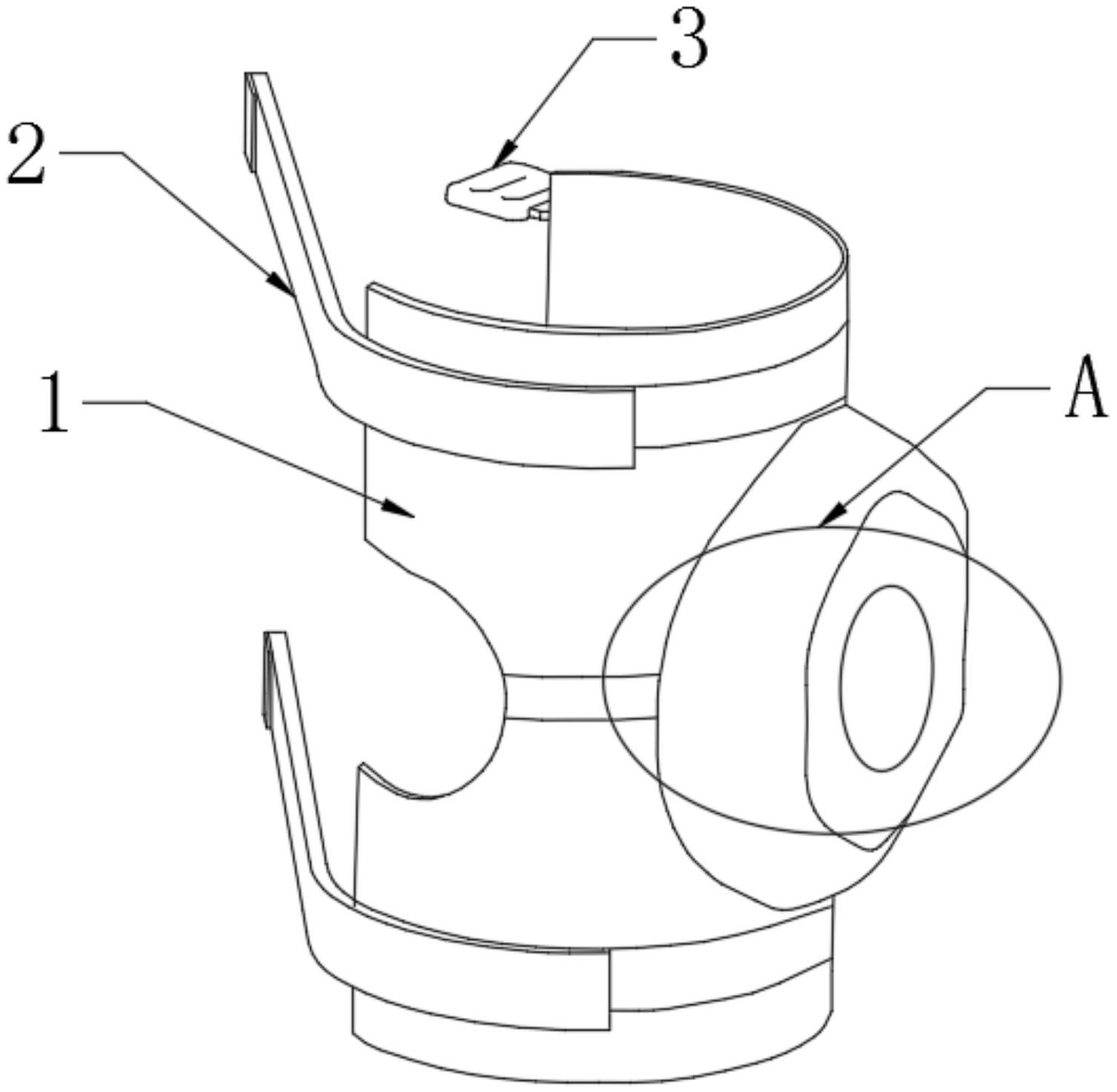 技术领域,尤其为一种膝盖关节保暖防撞击装置,包括护膝本体和缓冲机构