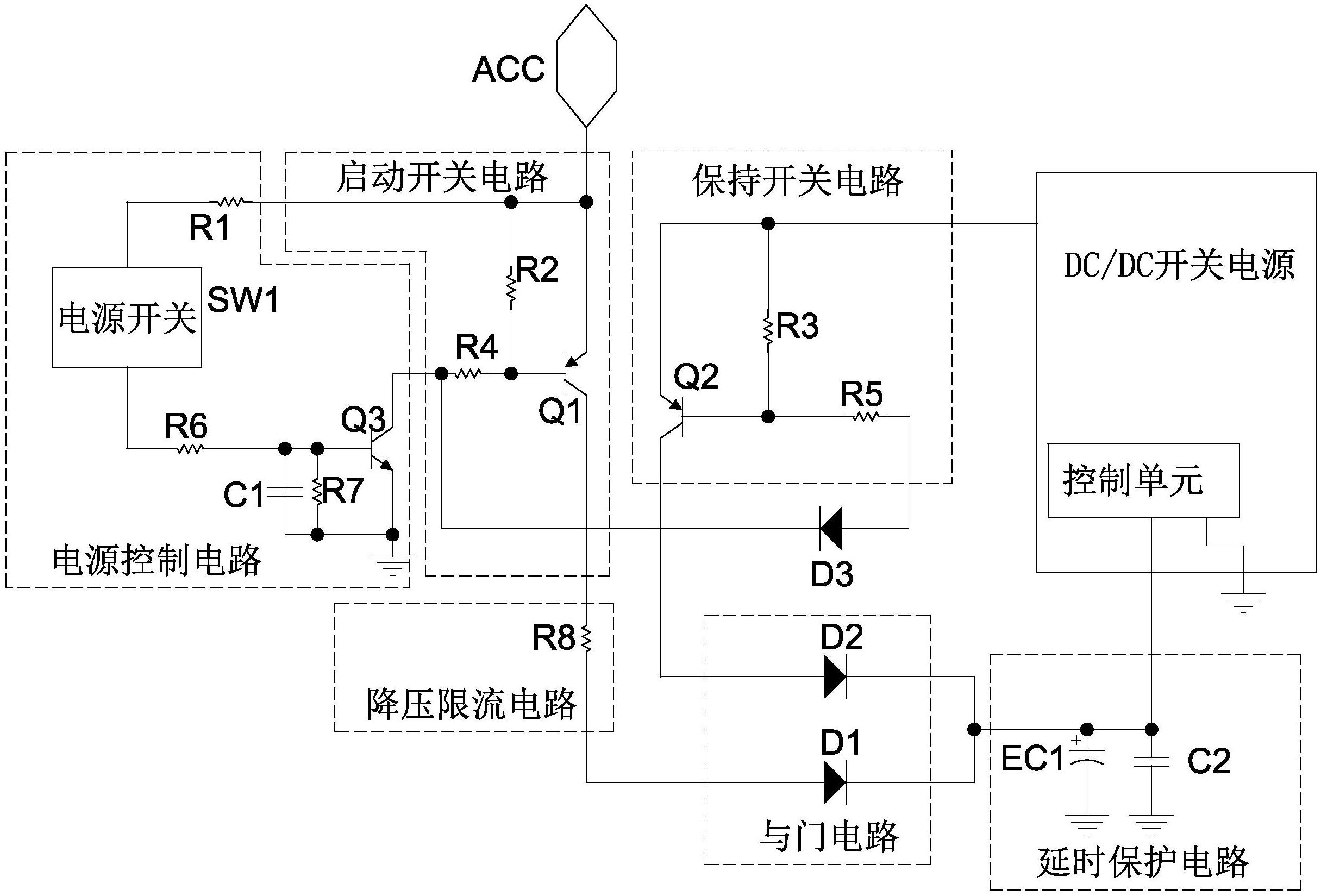 汽车功放电源电路图图片