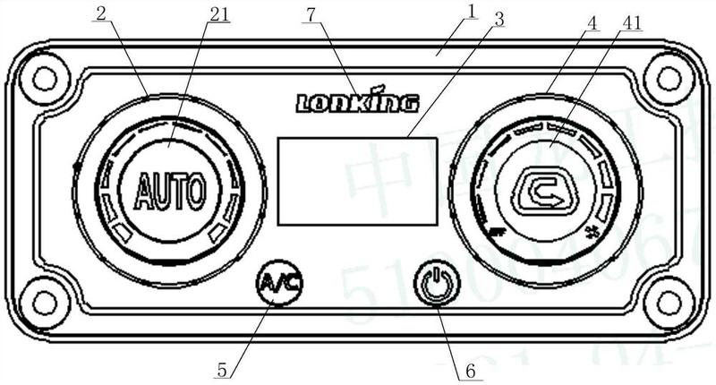 铲车空调开关图解图片
