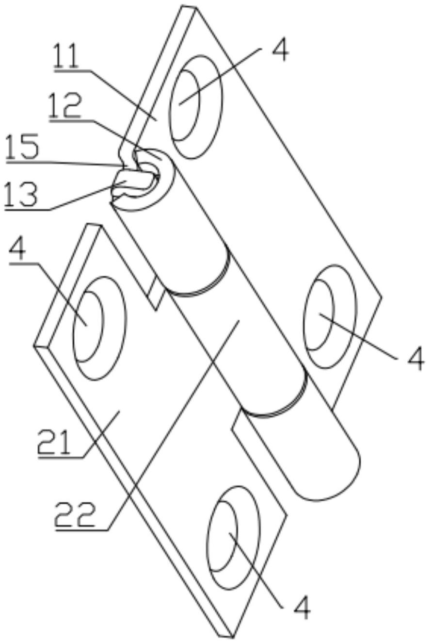 一种平面型铰链