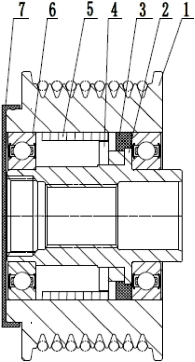 单向缓冲皮带轮