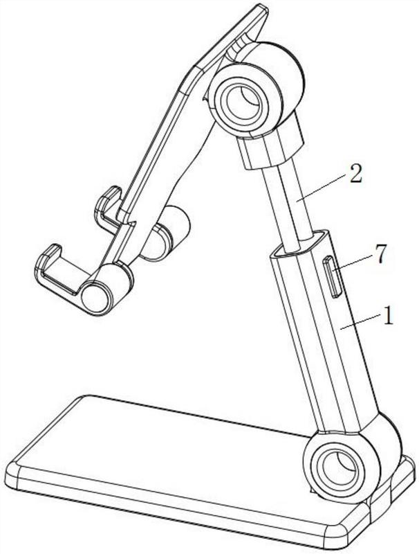一种手机支架的伸缩杆组件-爱企查