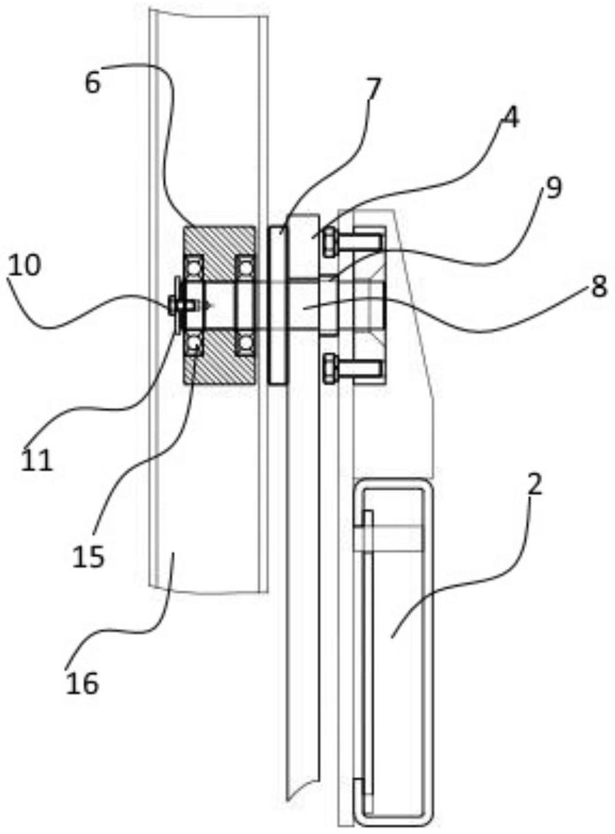 一种简易停车设备导向轮包括框架,对称安装在所述框架两侧的一组支架