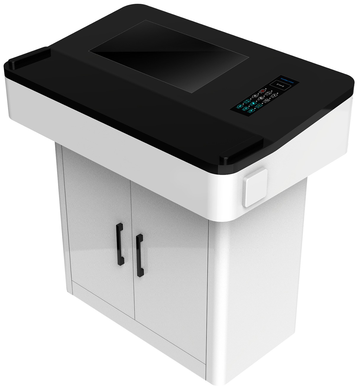 摘要附图摘要1.本外观设计产品的名称智慧交互讲台.2.