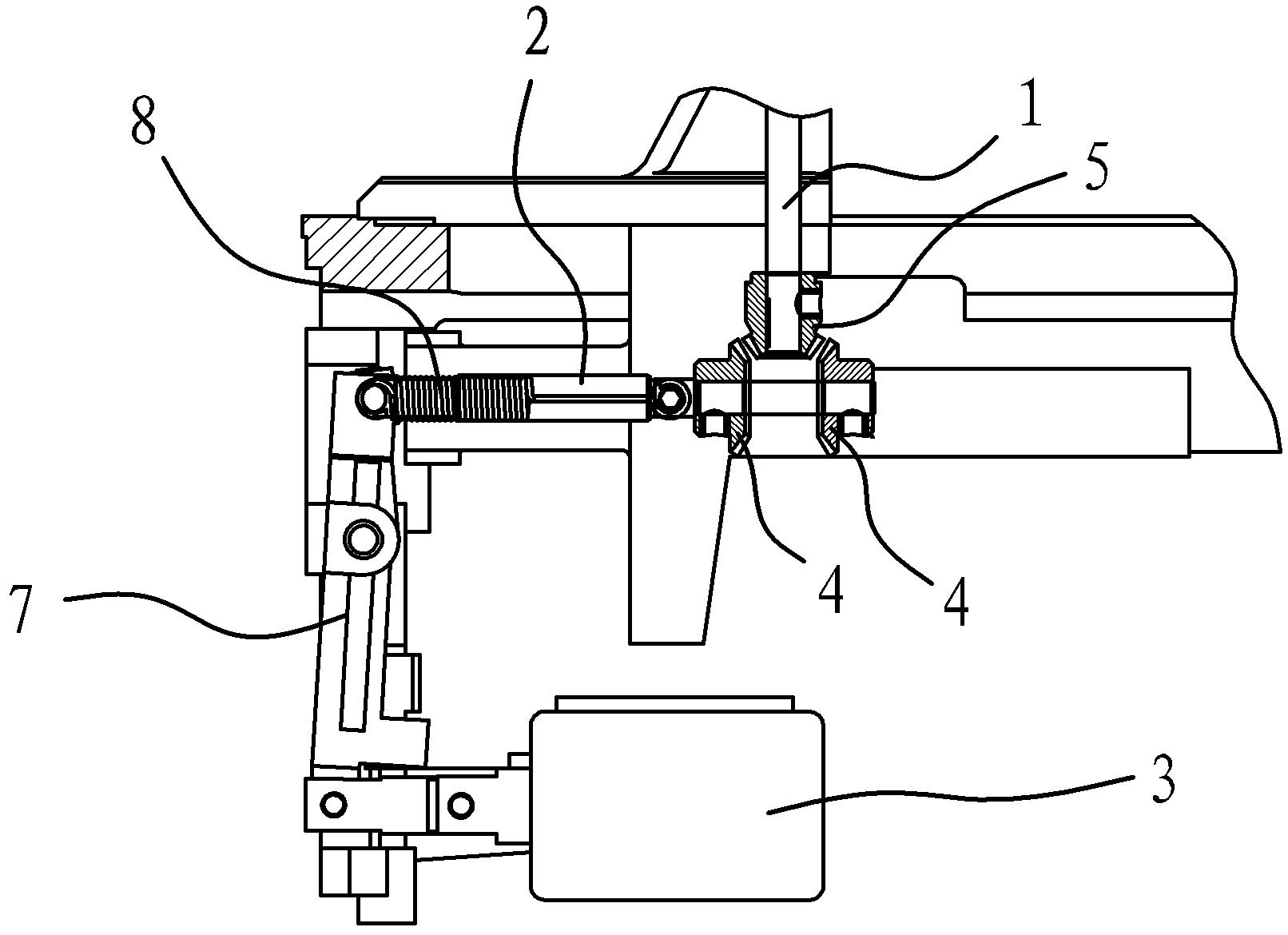 罗拉车正缝倒缝切换驱动机构