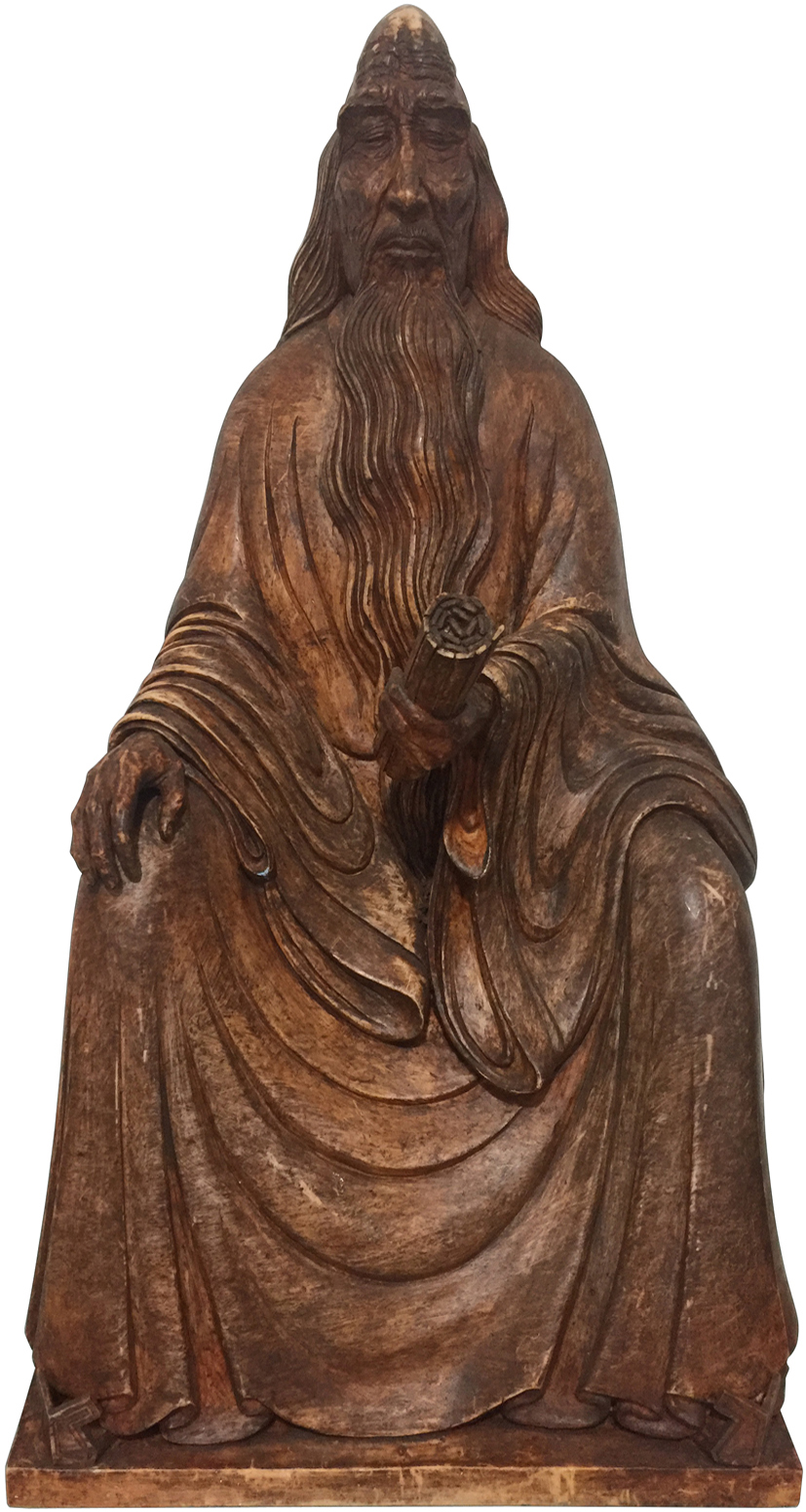 工艺品(老子坐像)-爱企查