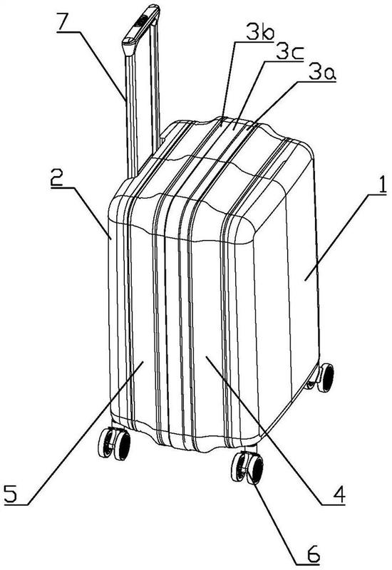 一种可折叠行李箱