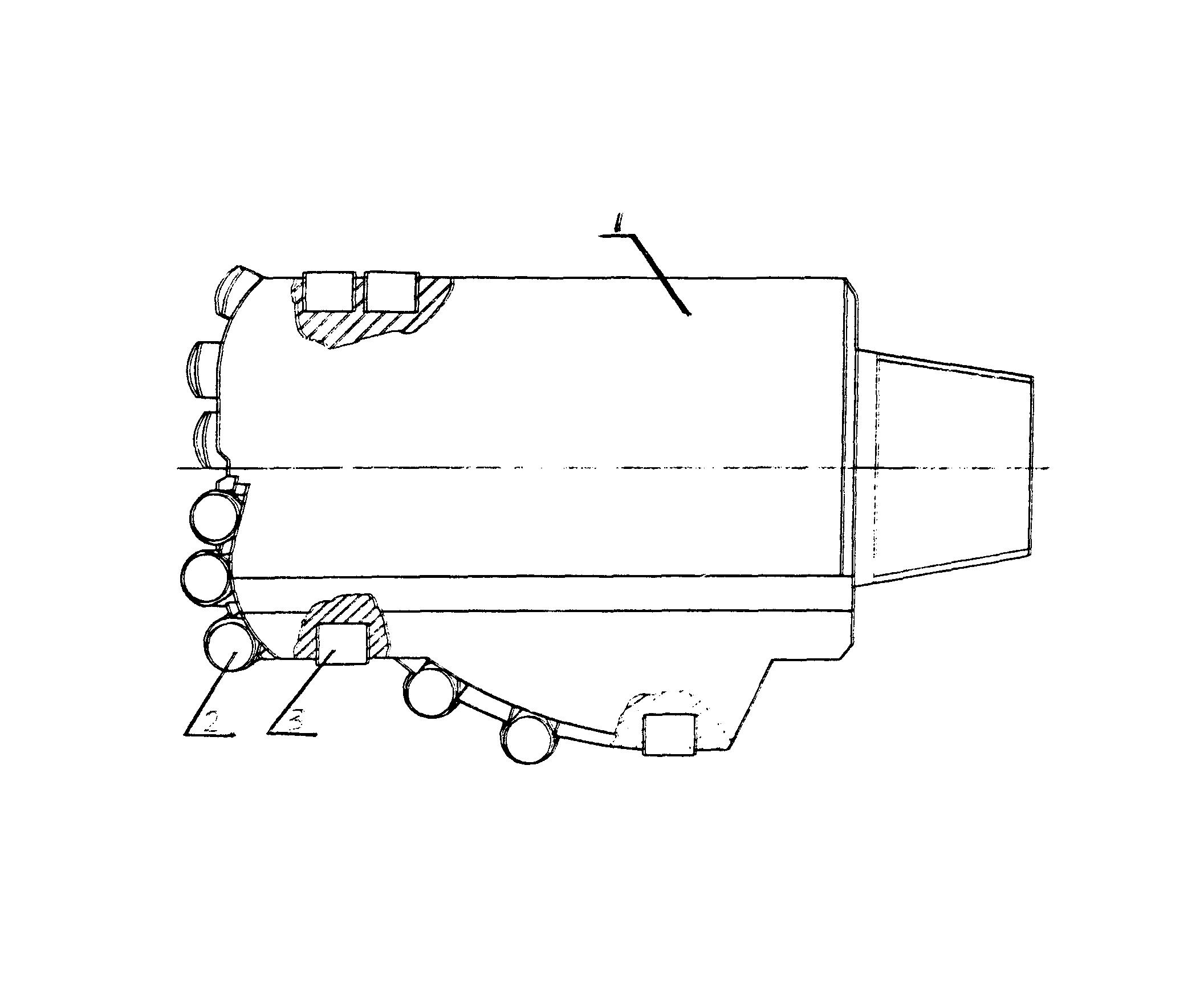 摘要附图摘要本实用新型属于石油钻探用双心pdc钻头的结构改进.
