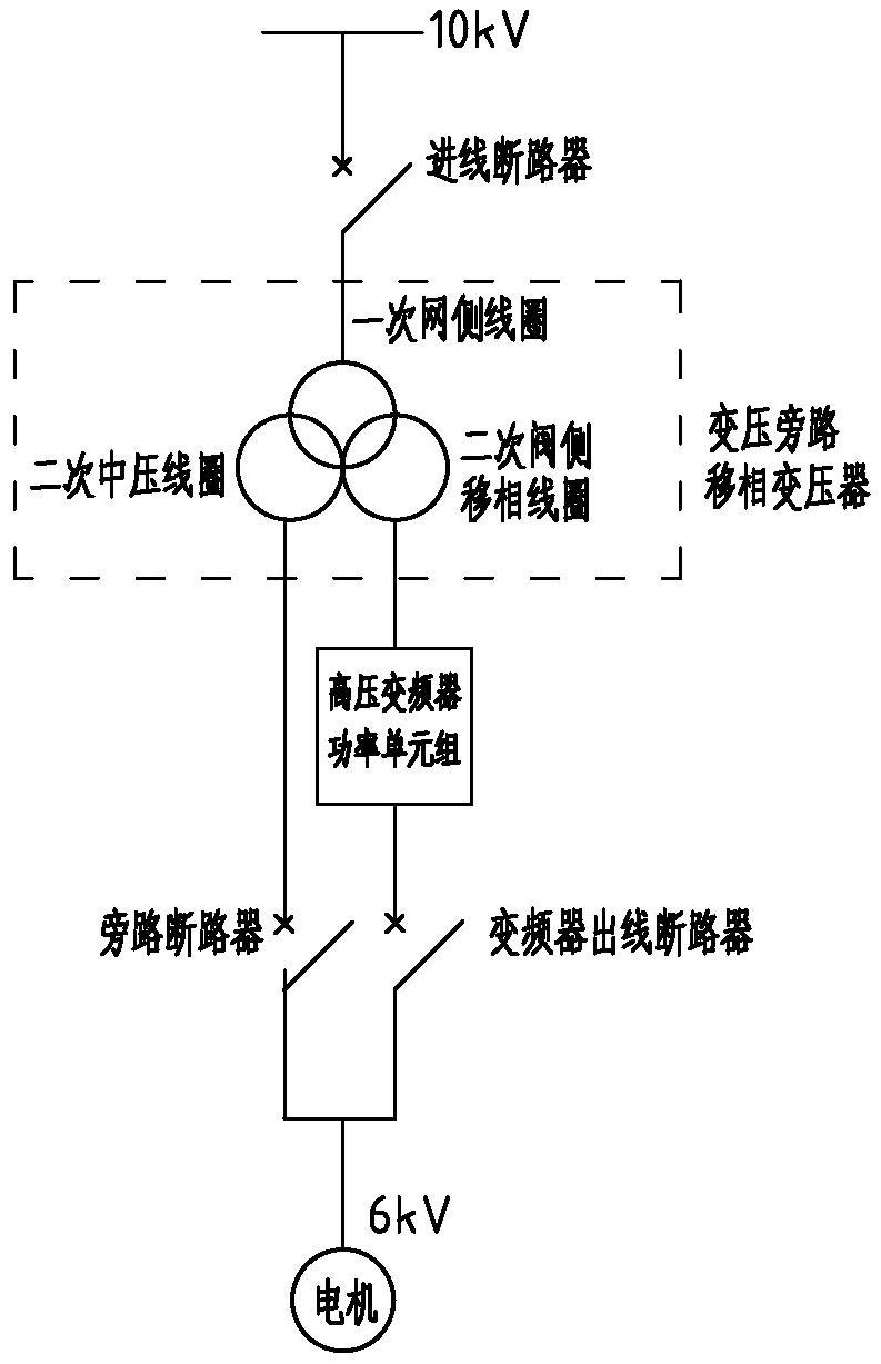 移相变压器接线原理图图片