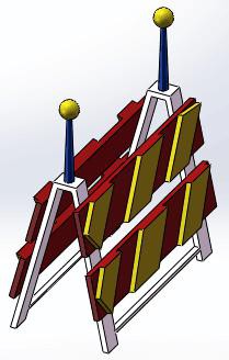 本外观设计产品的名称:交通路锥(234).2.