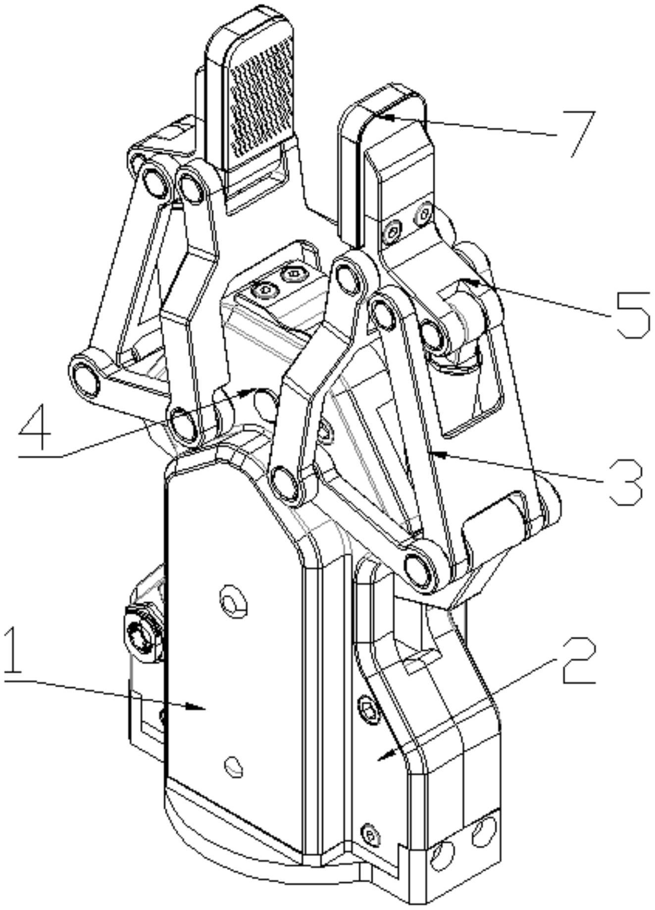 一种用于食品夹取的夹指机构及电夹爪-爱企查