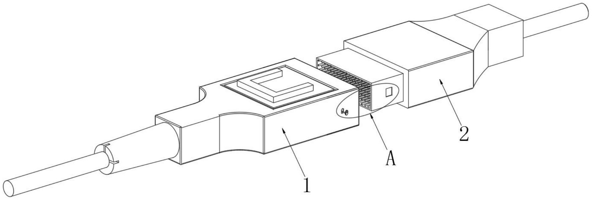 应用于职高教育的插接式电线固定结构