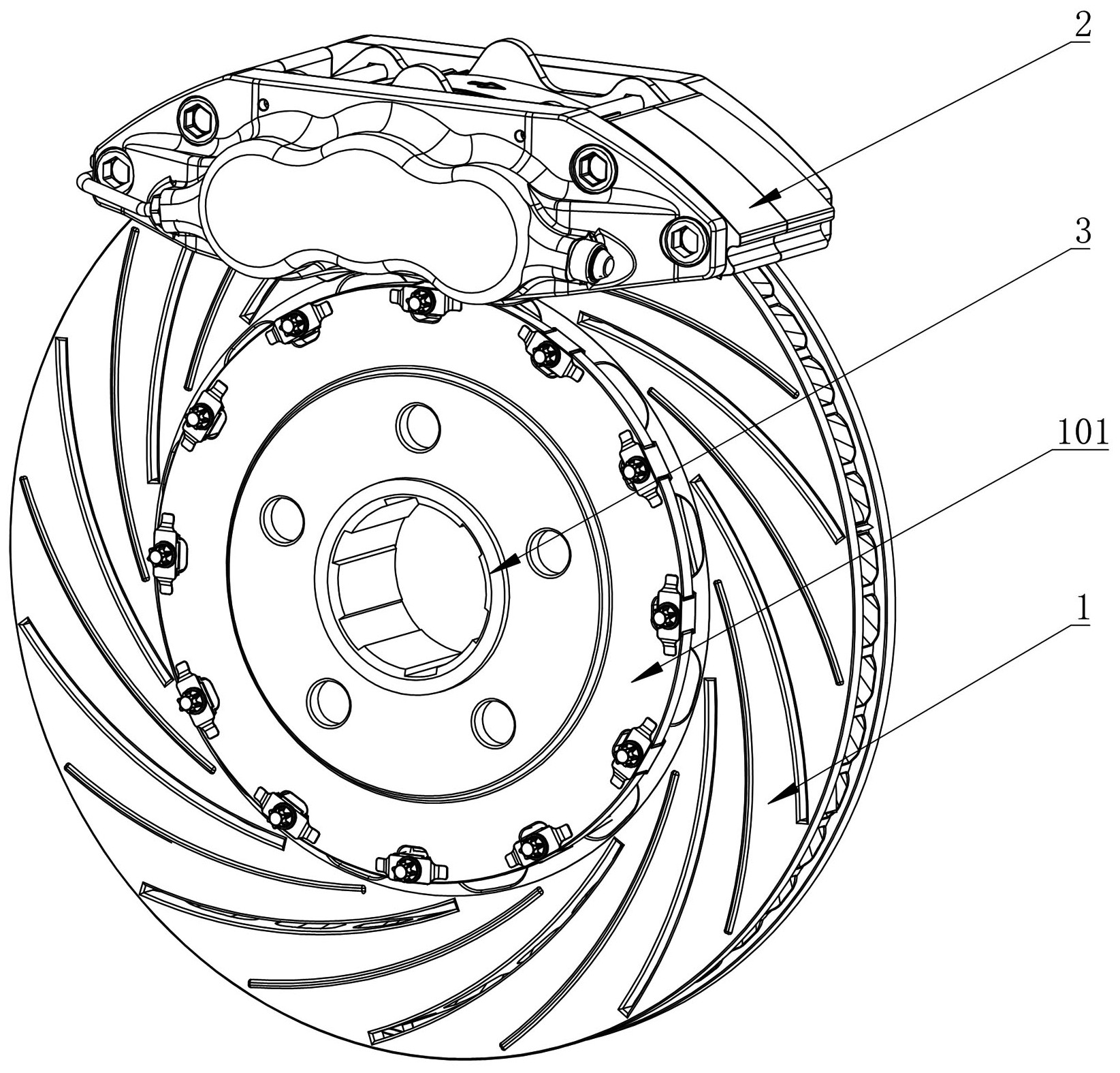 一种高强度自散热制动盘-爱企查