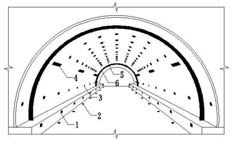 轮廓标灯和路面标灯均在隧道内对称设置;隧道长度