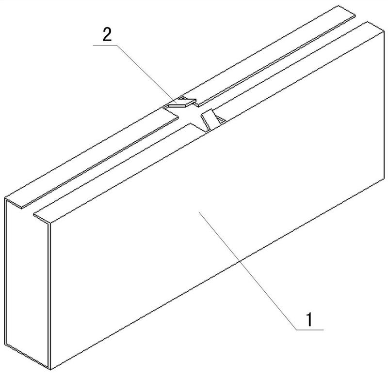 一种可确定间隙的铝合金方通插芯-爱企查