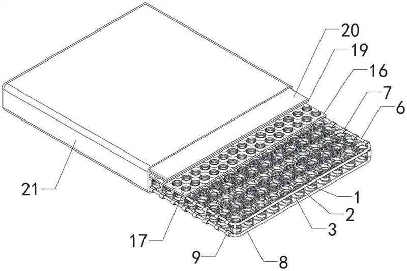 一种床垫弹簧结构