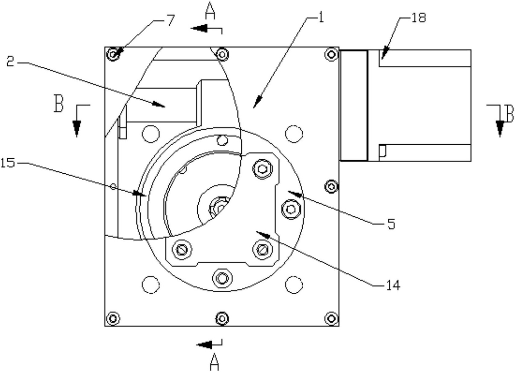 一种气动涨紧机构