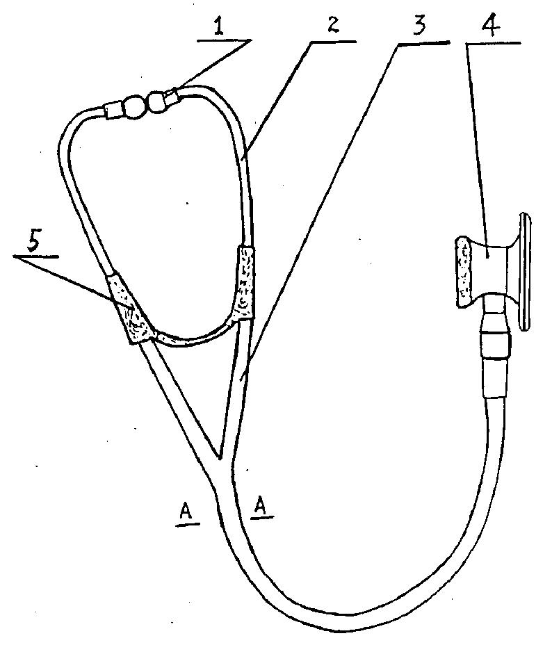 听诊器内部结构图图片