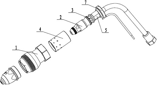 一种中等离子切割枪的枪头结构-爱企查