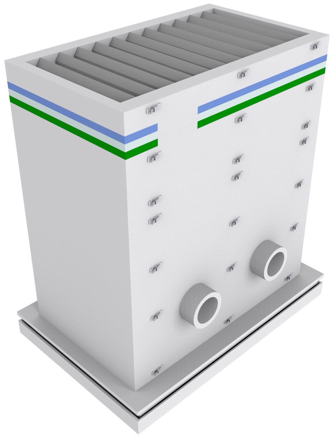 摘要附图摘要1.本外观设计产品的名称隔声罩.2.