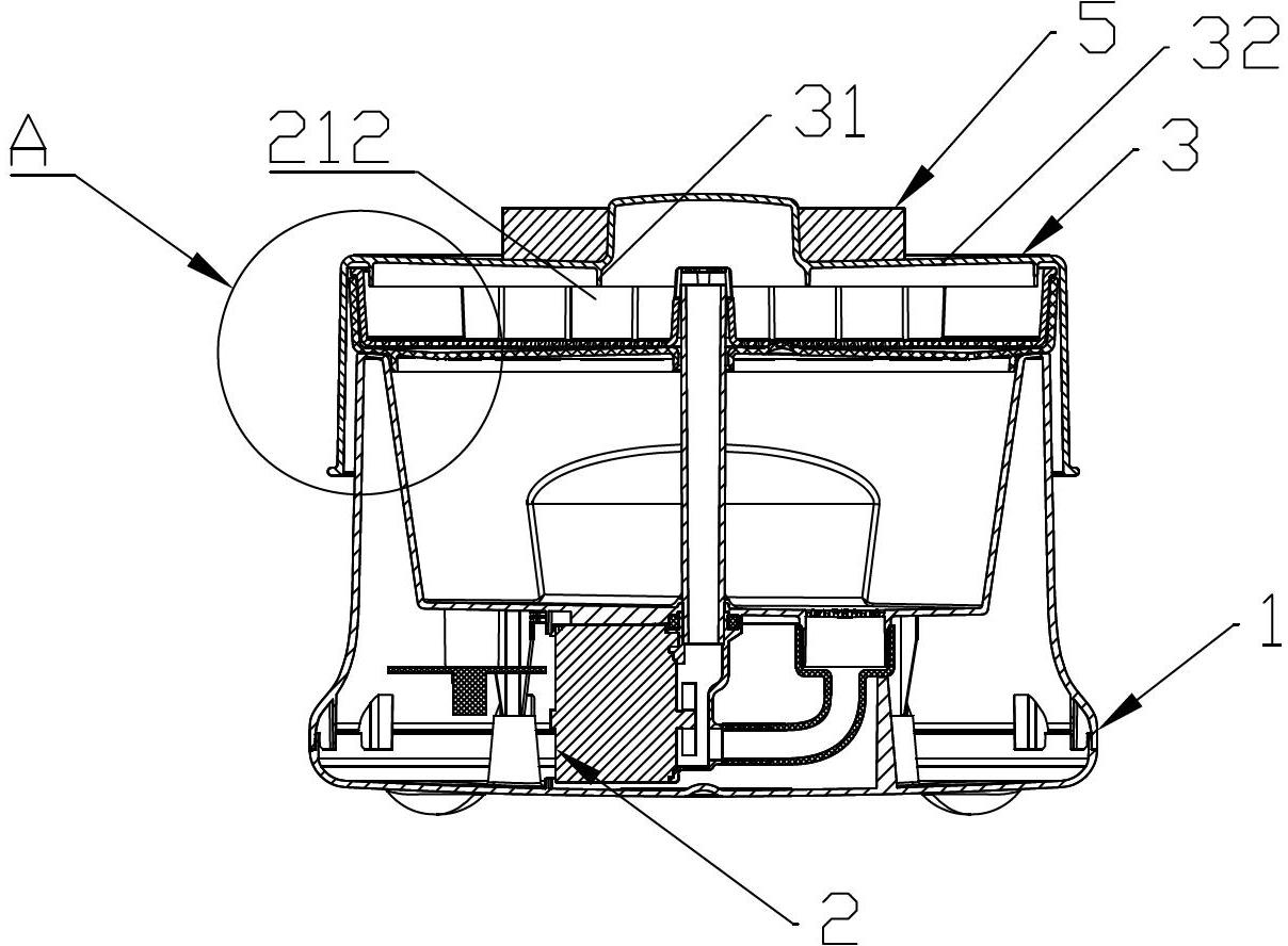 种根据豆芽发育情况调整育苗空间的豆芽机,其结构包括壳体和育苗系统