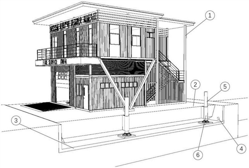 一種適用於岸邊的模塊化單車位消防站-愛企查
