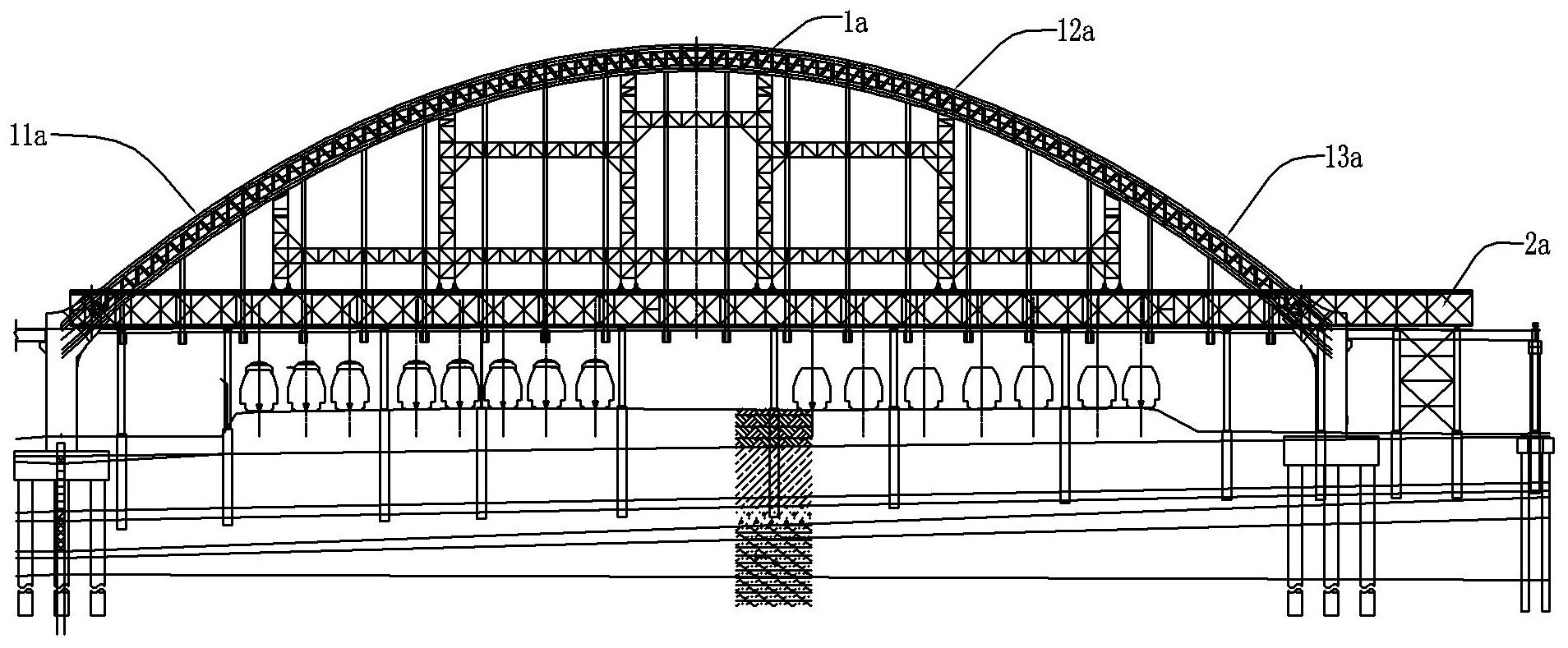 一种钢管拱桥拱架的架设方法