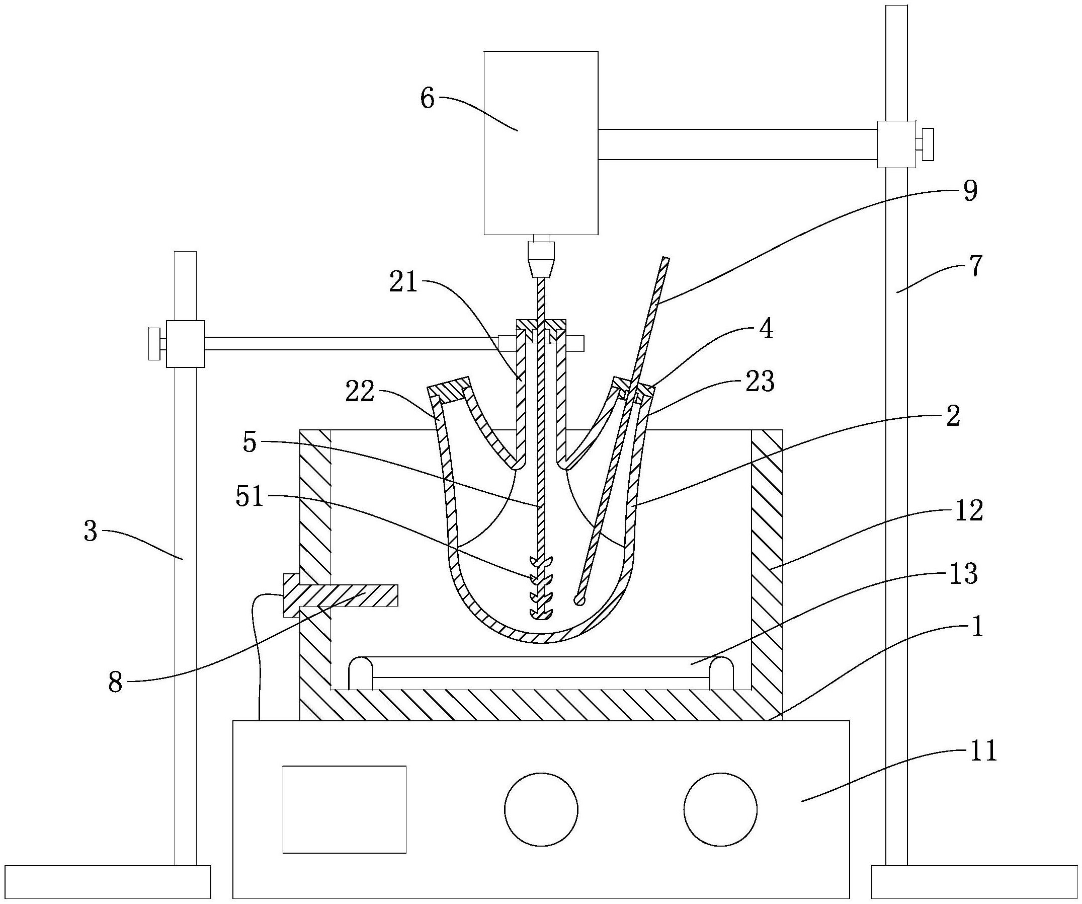 磁力密封搅拌装置布局
图_磁力密封搅拌釜（磁力密封搅拌装置结构图）