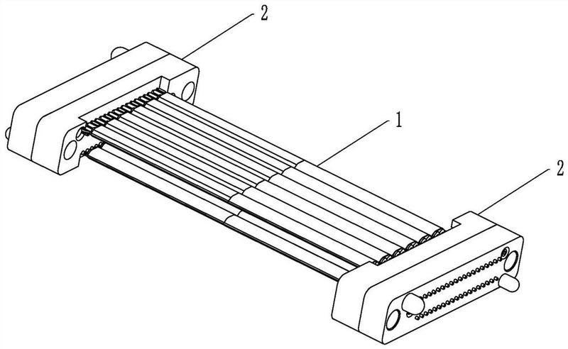 摘要附图摘要本发明涉及一种弹性互联高速线缆组件,包括线缆及连接