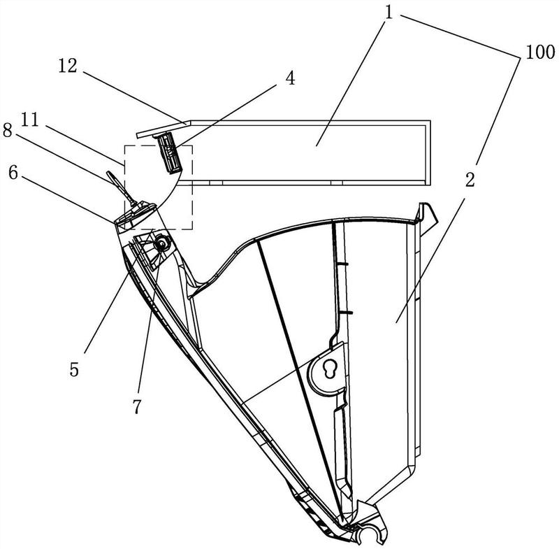 一种手套箱开关结构-爱企查