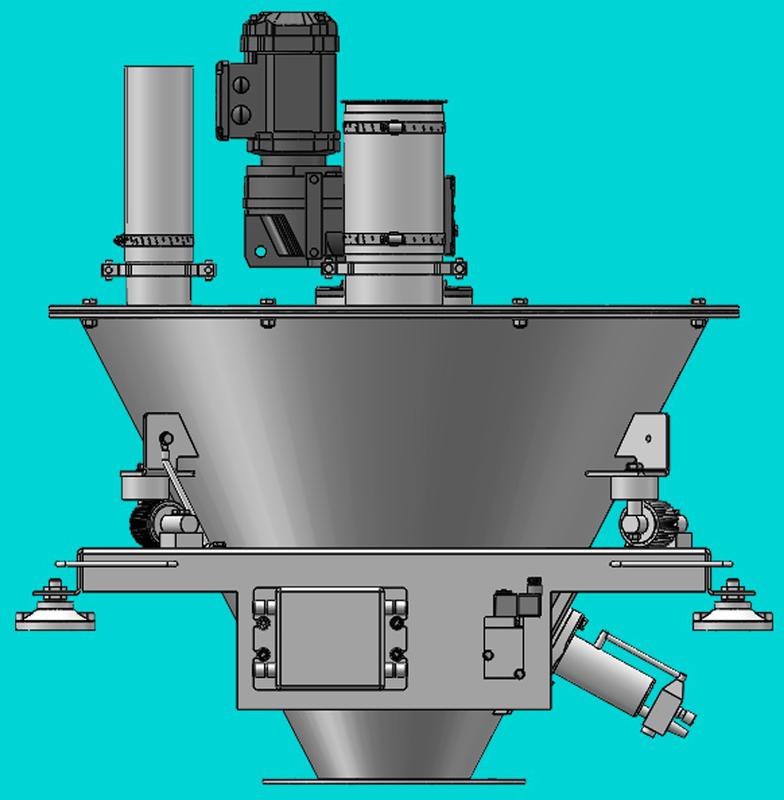 摘要附图摘要1.本外观设计产品的名称:称重料斗. 2.