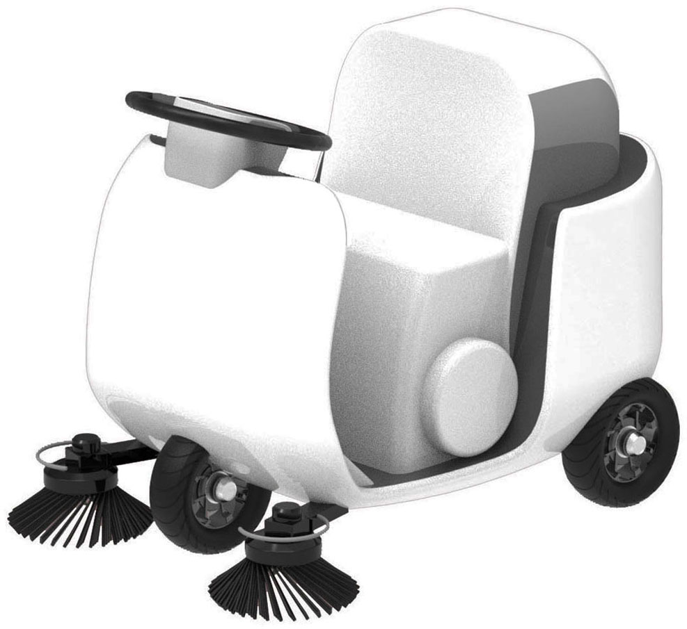 摘要附图摘要1.本外观设计产品的名称:清洁车(四).2.