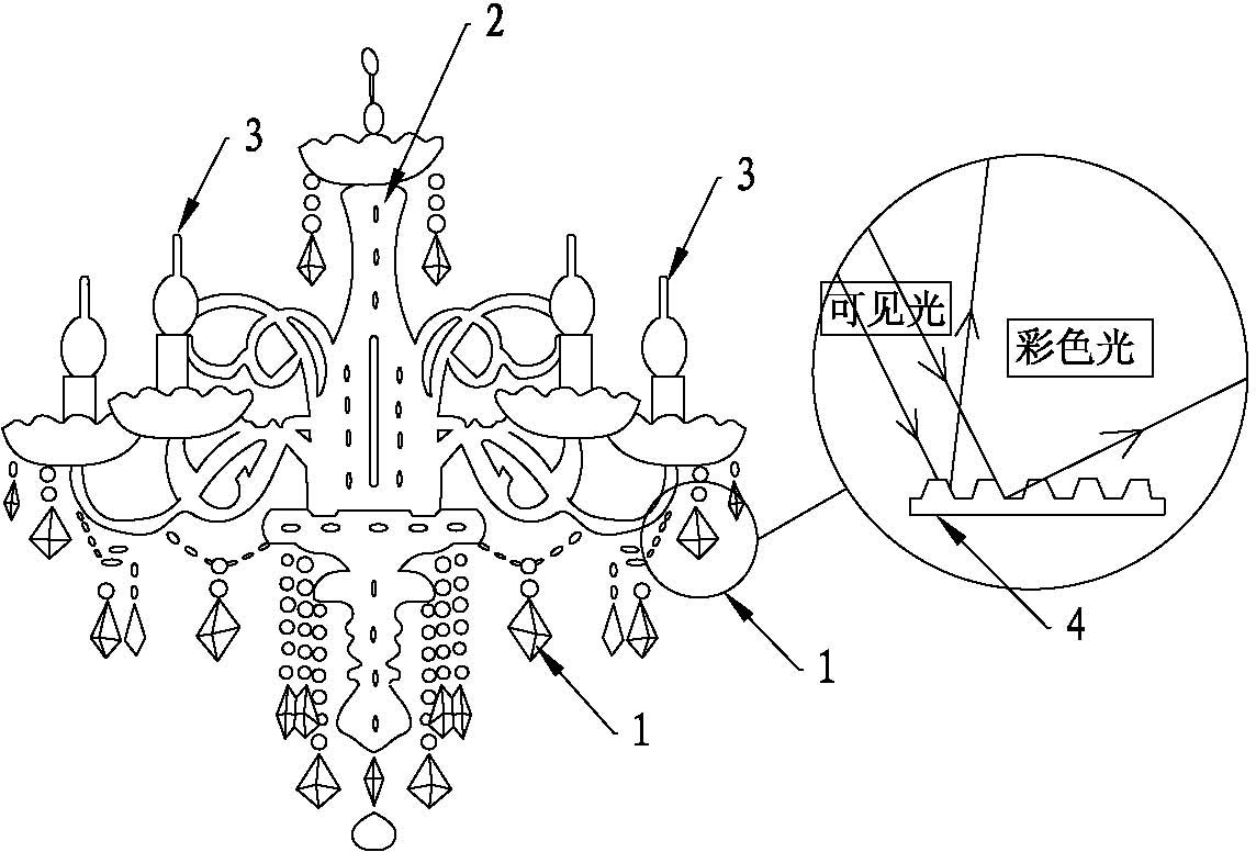 一种光栅水晶灯具-爱企查