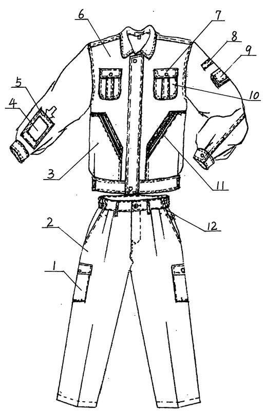 多功能線路作業工作服套裝-愛企查