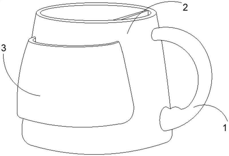摘要附图摘要本实用新型公开了一种多功能陶瓷杯,包