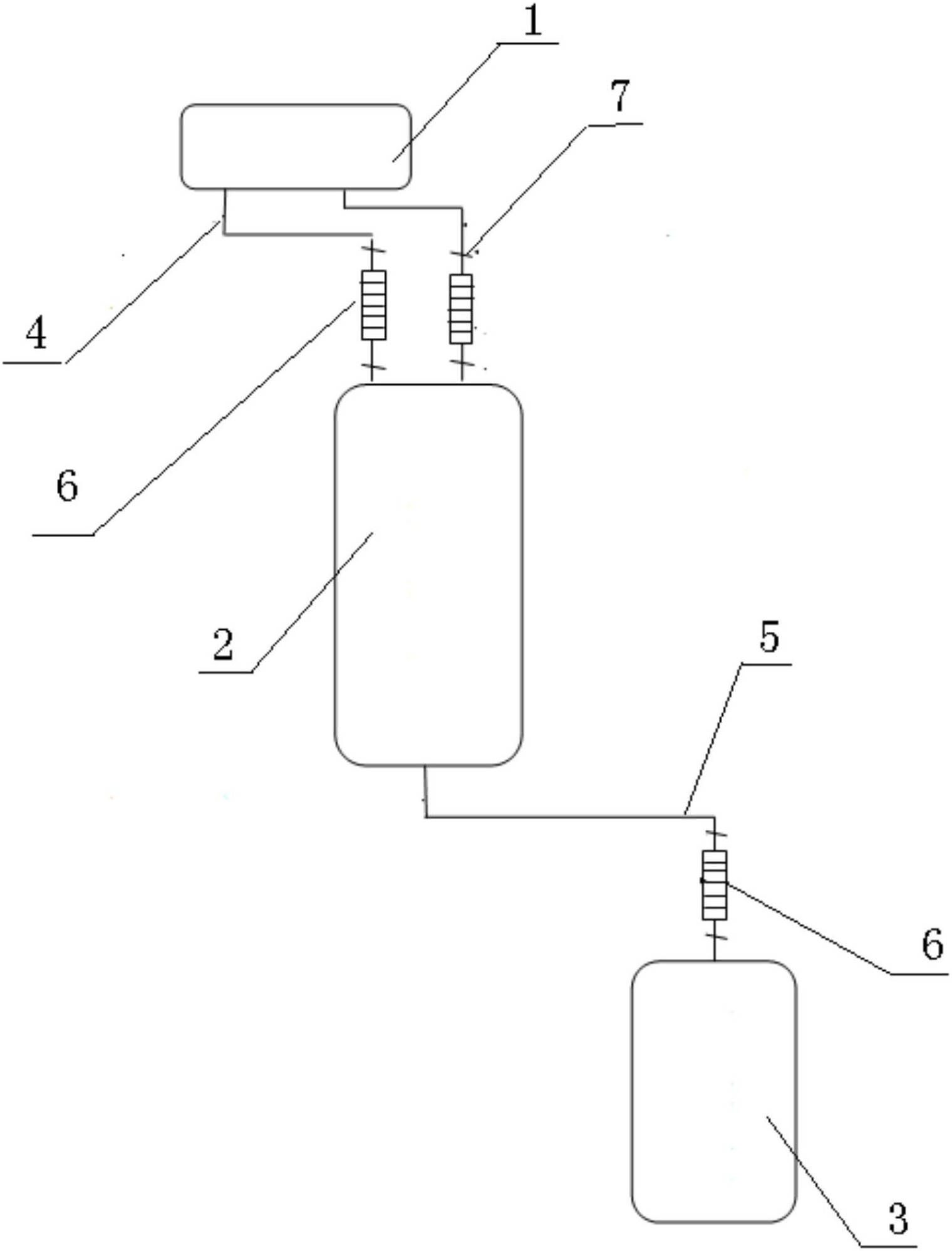 特别是涉及一种渗漉装置,包括高位罐,渗漉罐,计量罐,高位罐与渗漉罐
