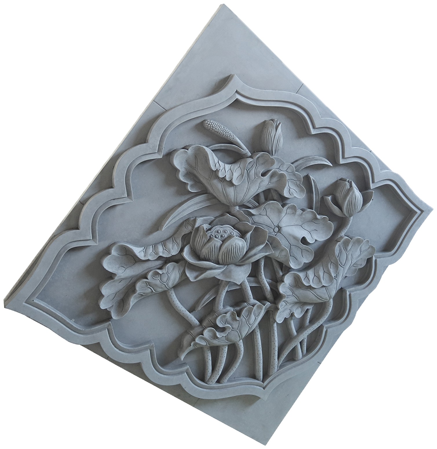 砖雕(荷花菱形)-爱企查