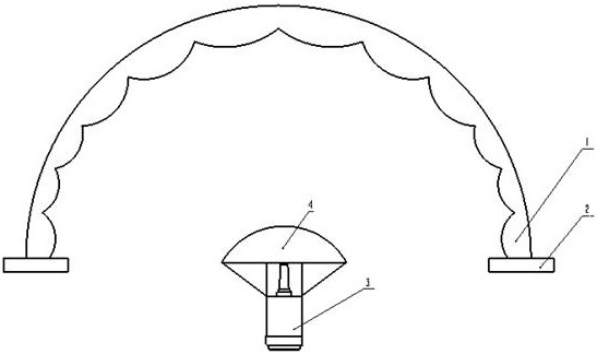 摘要附图摘要本实用新型公开了一种带状太阳能聚光器,包括凸透镜和集