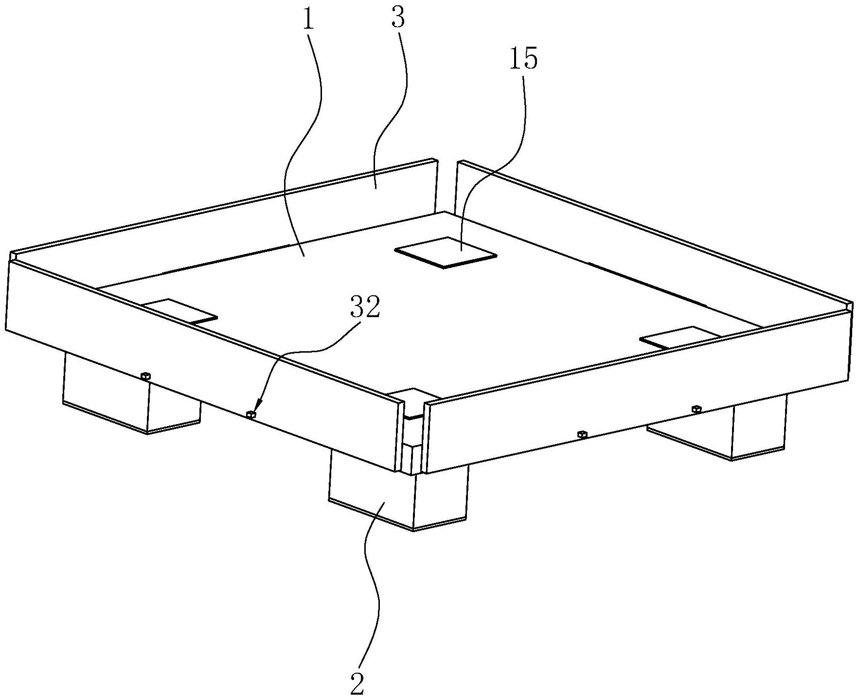 一种防货物掉落的塑料托盘