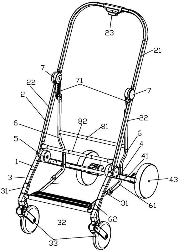 一种婴儿车骨架结构-爱企查