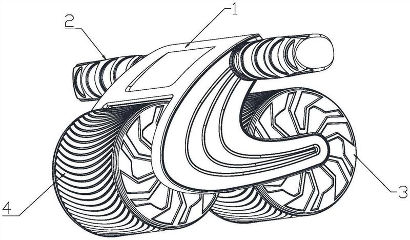 一种带限位功能的健腹轮-爱企查