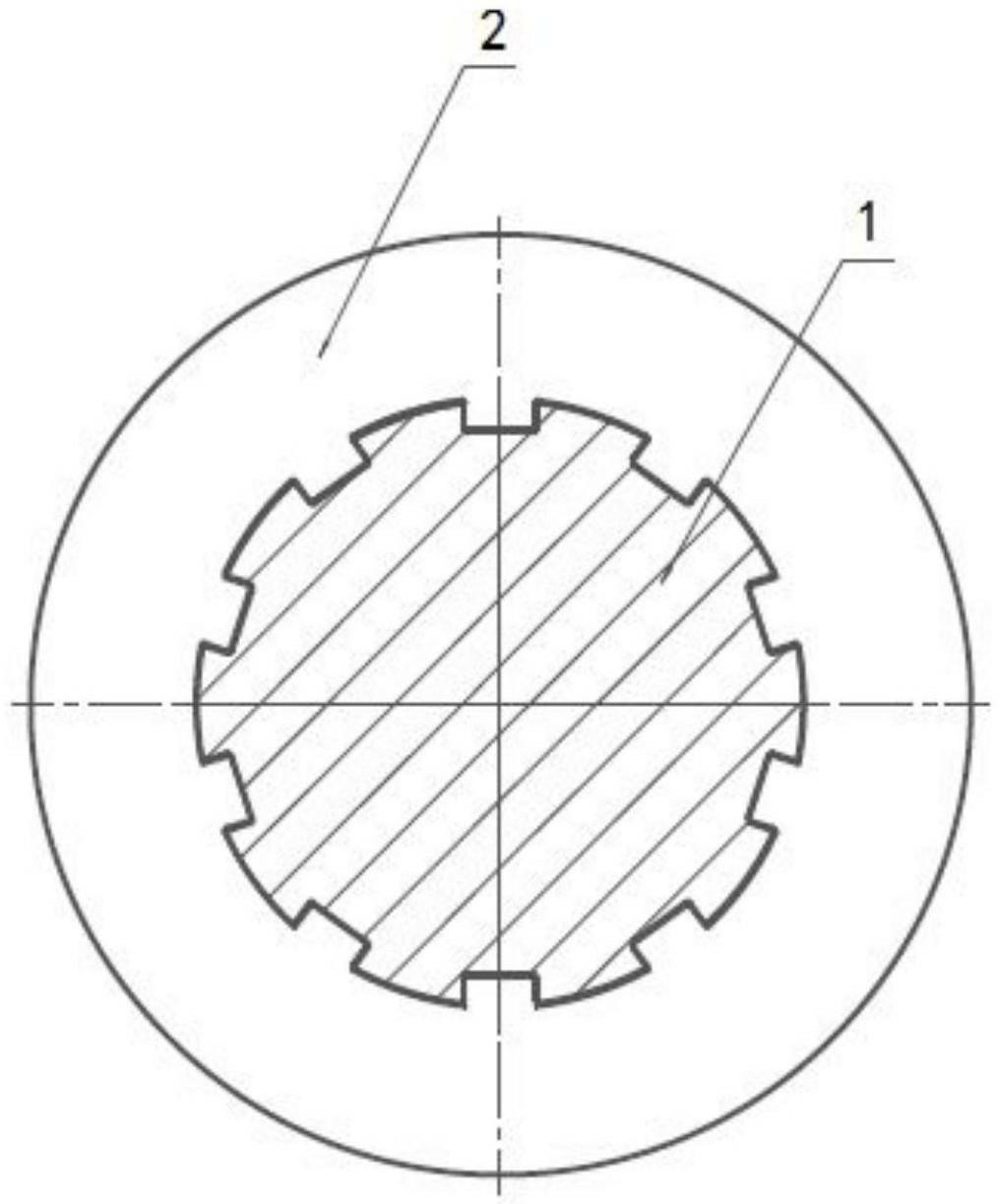 一种用于螺旋摆动油缸的扇形齿花键结构-爱企查