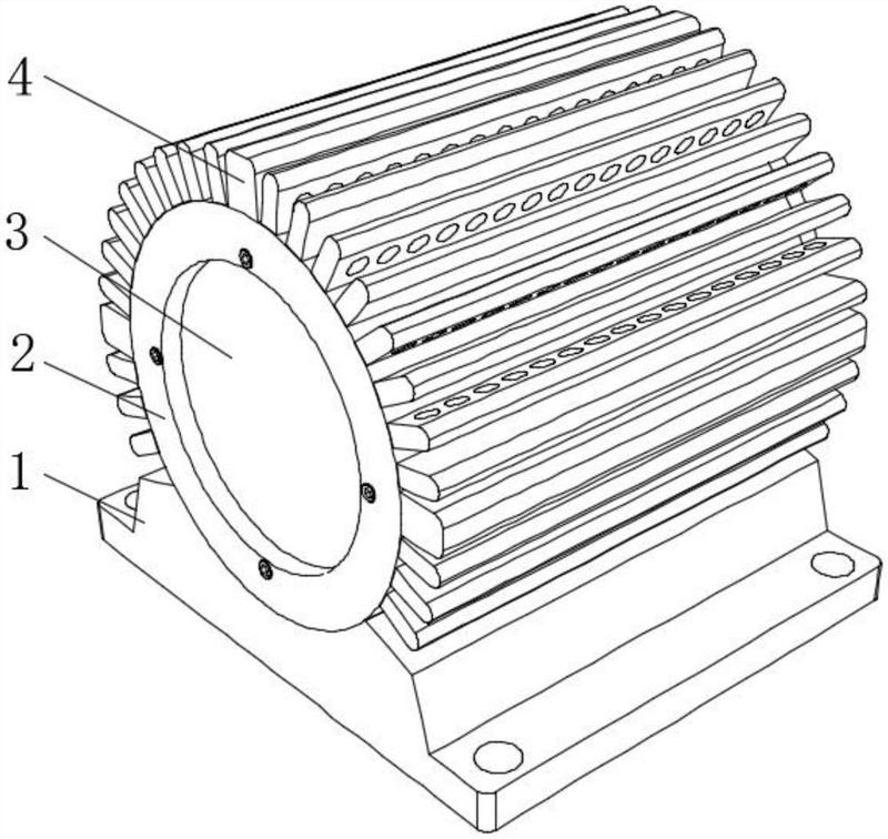 一种工业生产用双定子电机用定子机座-爱企查