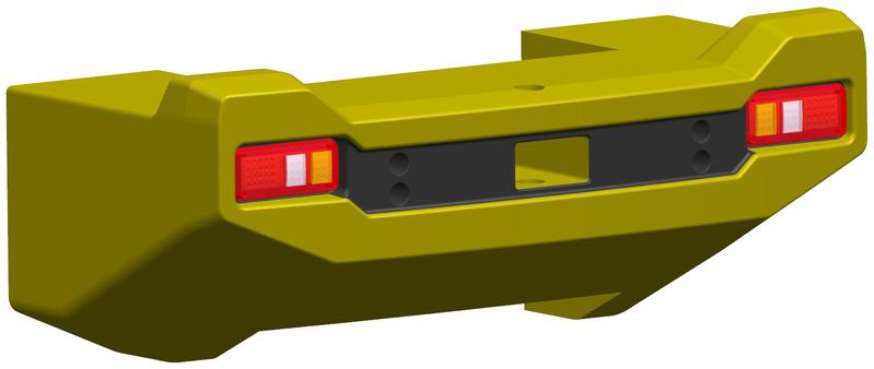 摘要附图摘要1.本外观设计产品的名称:配重. 2.