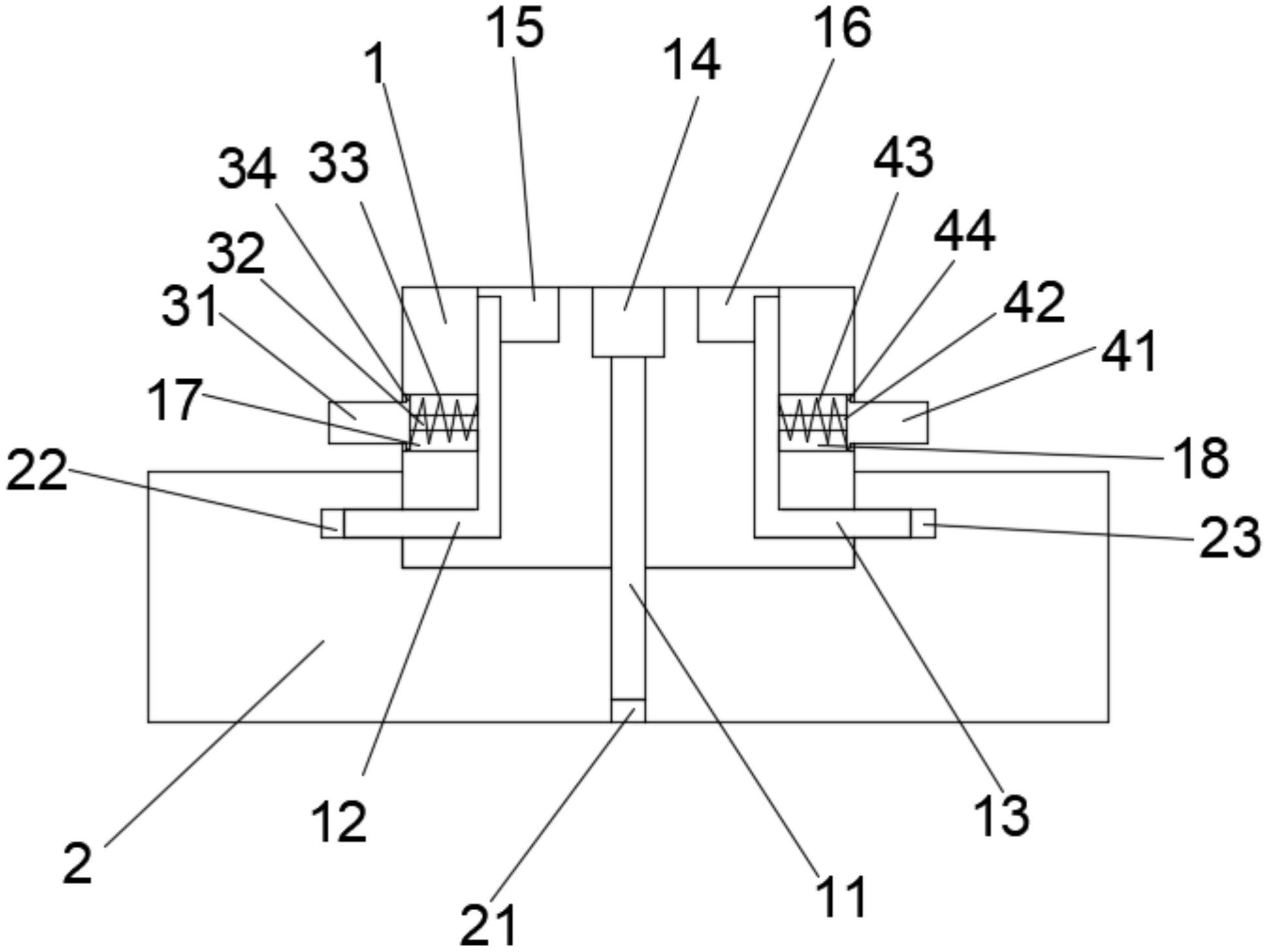 种医学实验室插座结构,包括导轨和电源插座,所述电源插座具有火线接脚