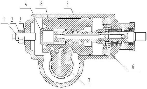 转向器总成结构图图片