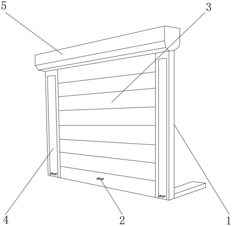 一种便于消防的防火卷帘门