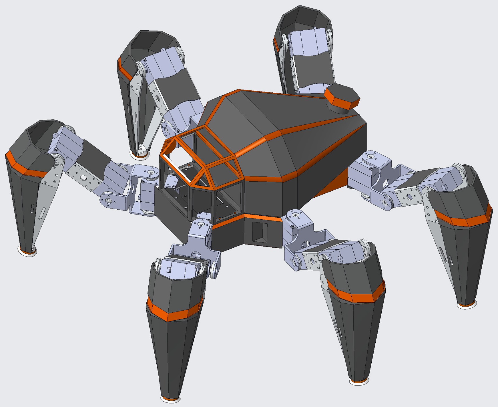 摘要附图摘要1.本外观设计产品的名称:农业仿生机器人.2.