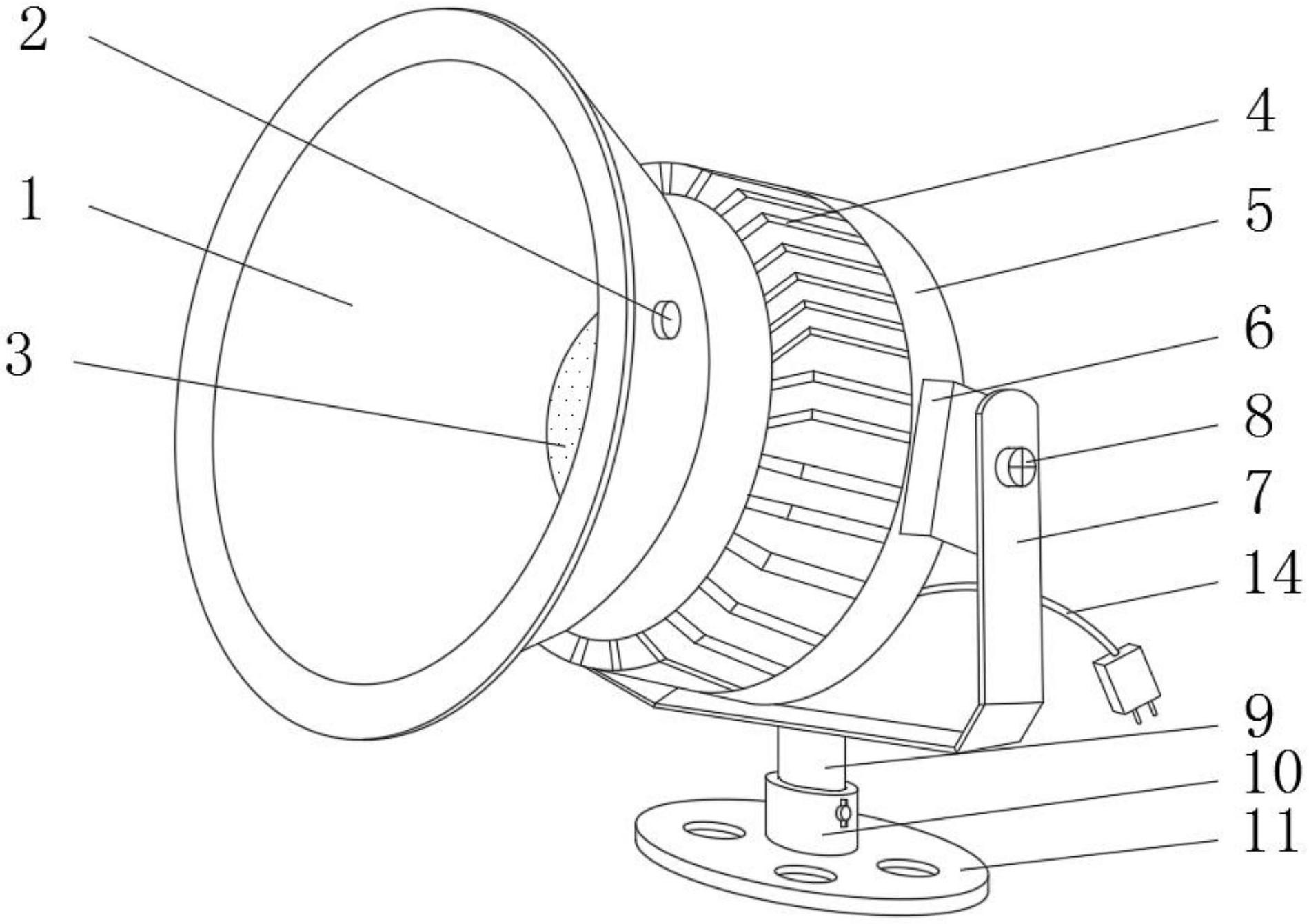 一种大功率自冷式自动变焦聚光灯-爱企查
