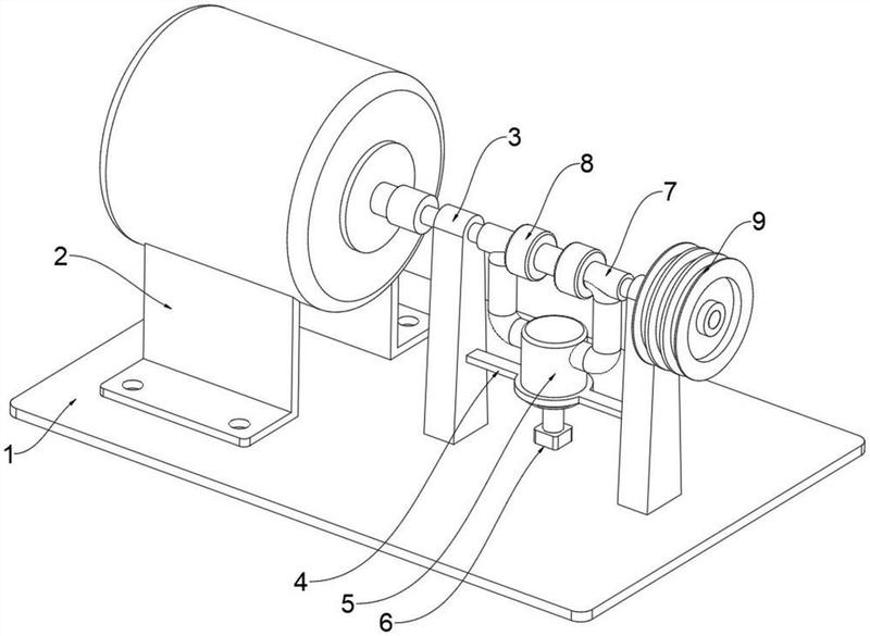 一种锤式破碎机用连接稳定的皮带传动机构